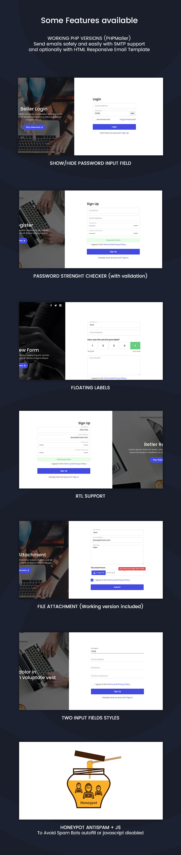 Betler Multipurpose Forms HTML Template
