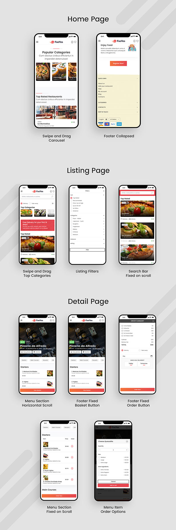 FooYes - Delivery or Takeaway Food Site Templater