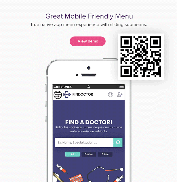 Findoctor - Doctors directory and Book Online template