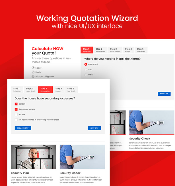 HomeAlarms - Security Systems Site Template