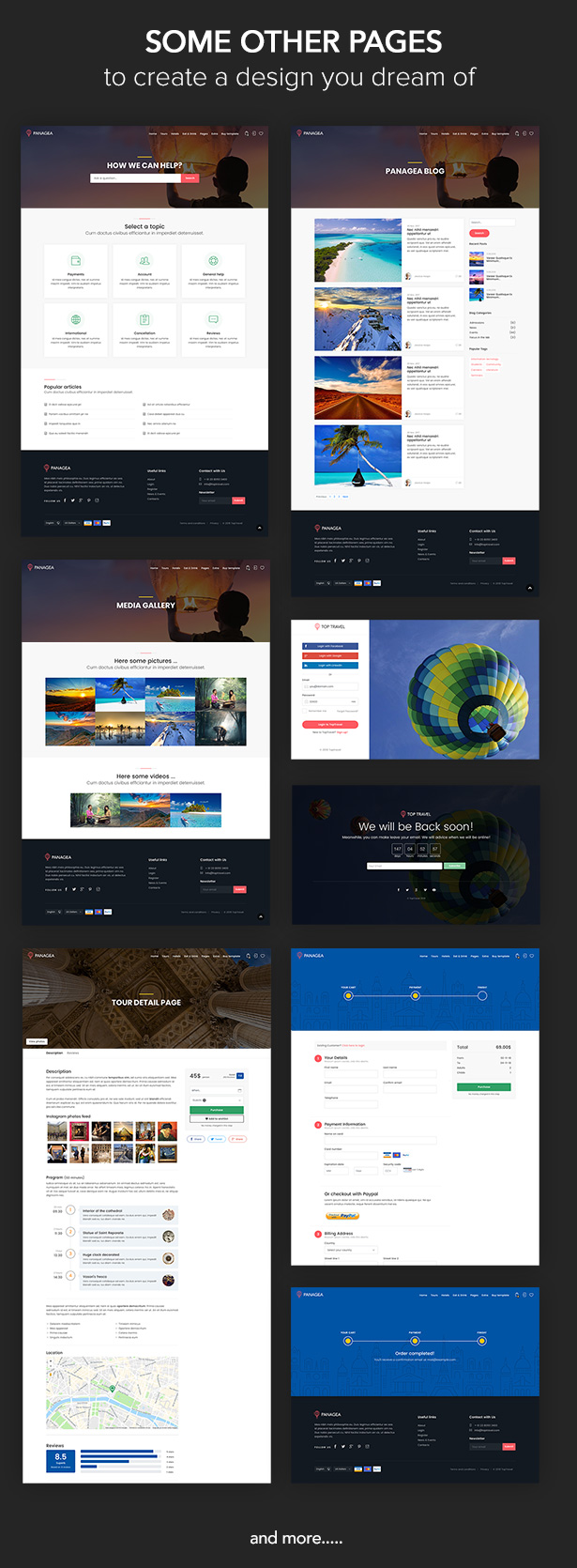 Panagea - Travel and Tours listings template