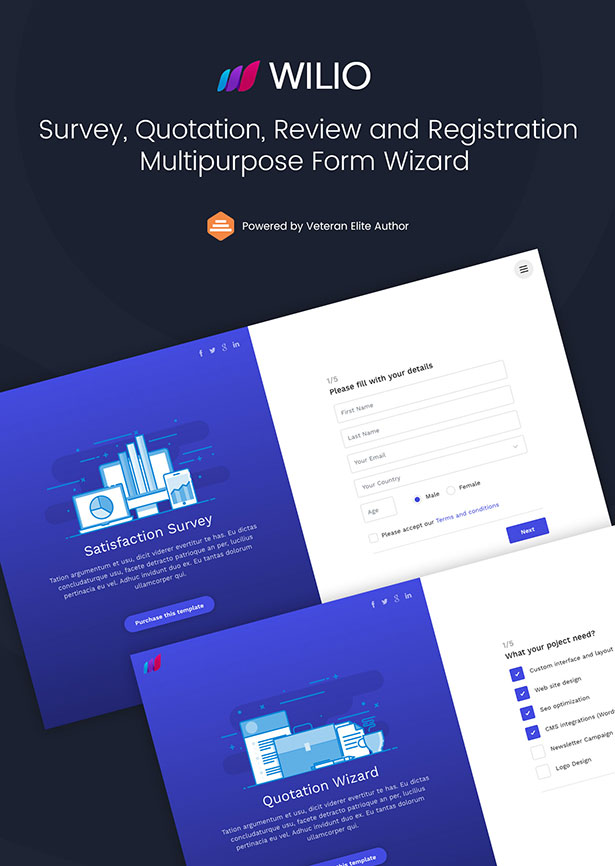 Wilio - Survey and Multipurpose Form Wizard