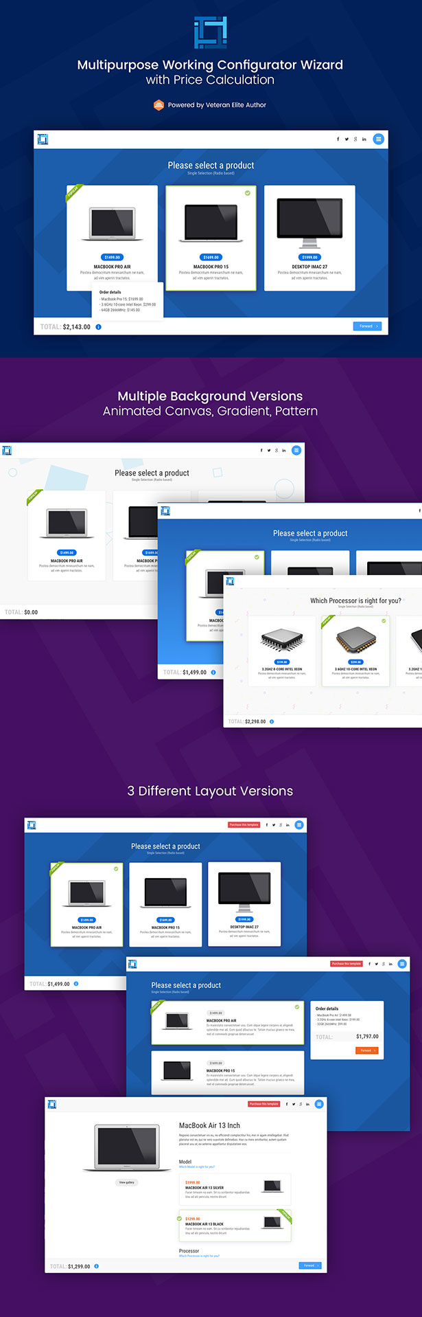 Multipurpose Working Configurator Wizard
