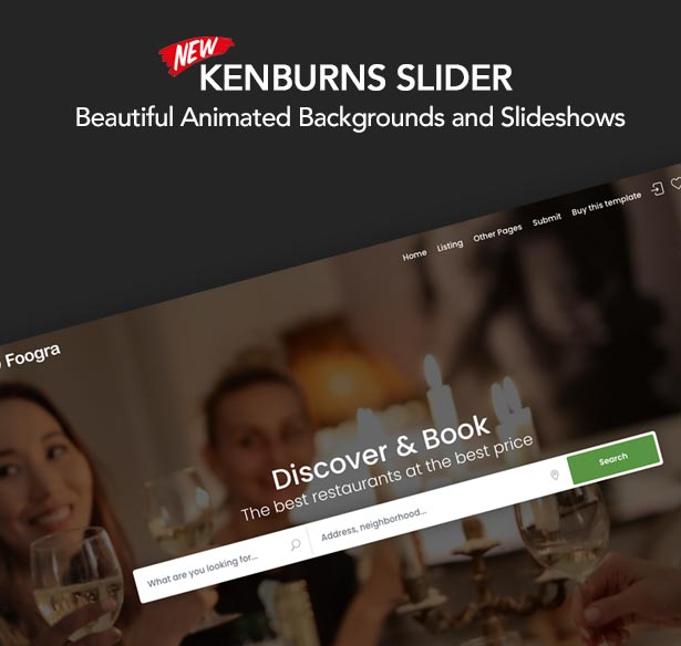 Foogra - Restaurants Directory & Listings Template