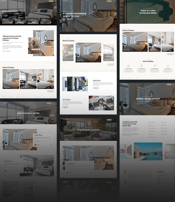Paradise Hotel Site Template